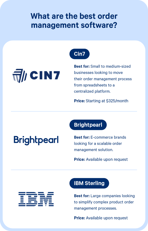 11 Best Order Management Software [2024] - Cin7