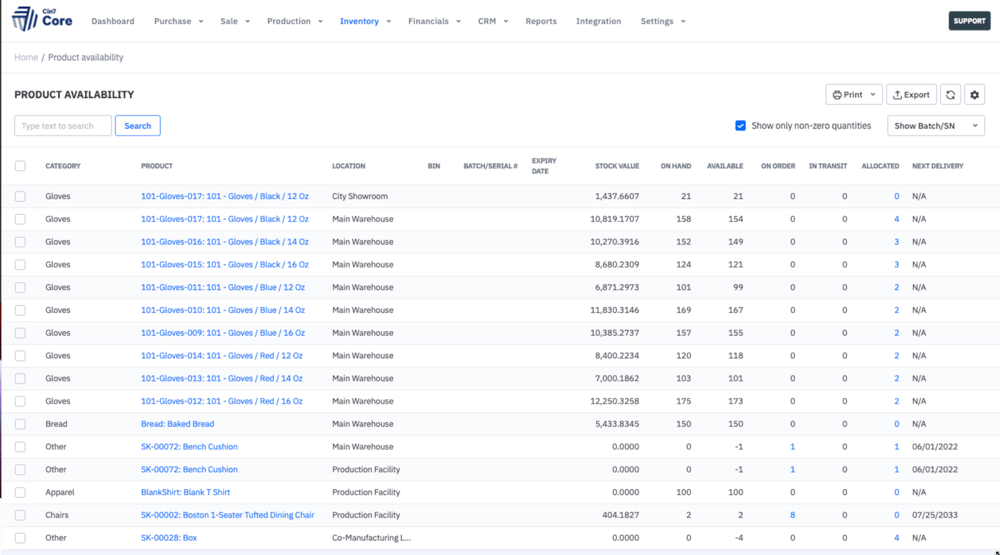 core-product-availability